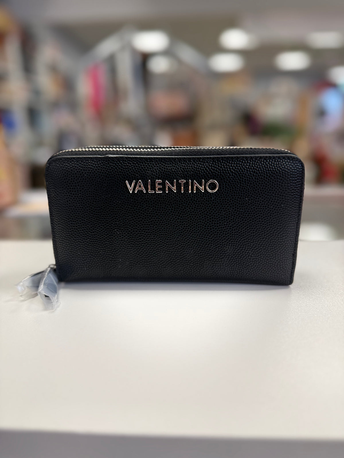 Valentino Black Double Zip Pursr