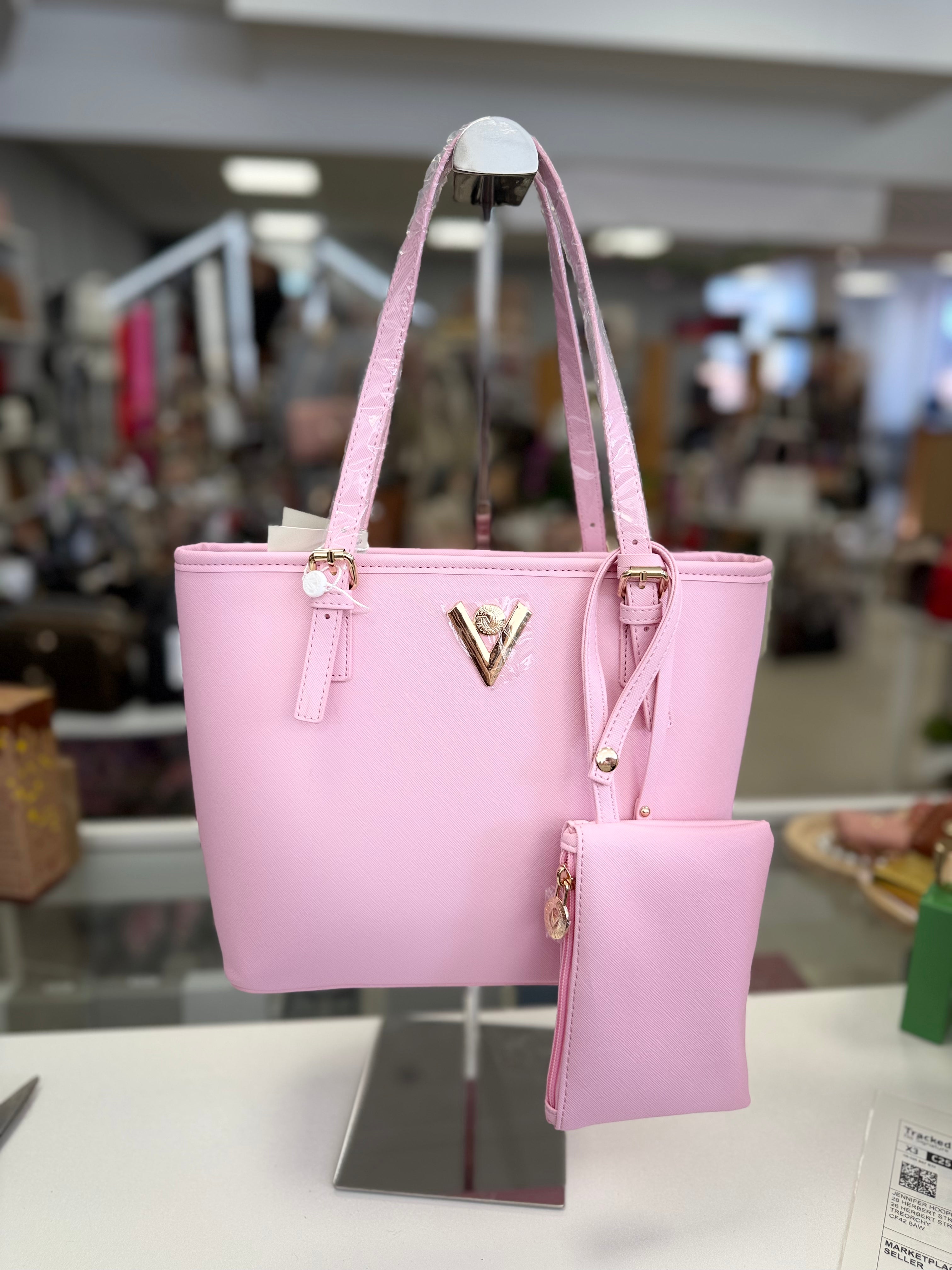 Valentino Natalia Medium Shoulder Bag & Coin Zip Purse