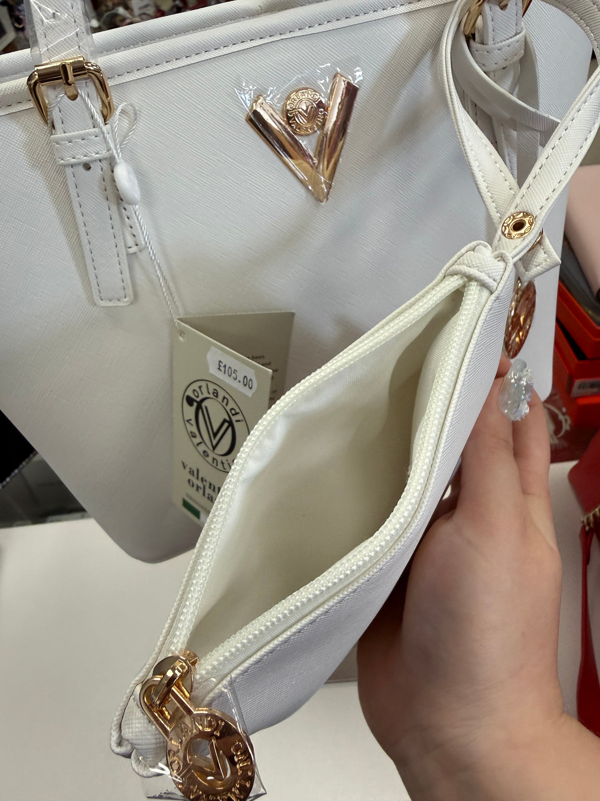 Valentino Natalia Medium Shoulder Bag & Coin Zip Purse