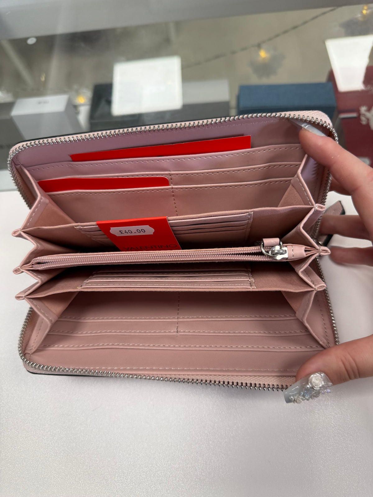 Valentino Pink Purse Silver Hardware
