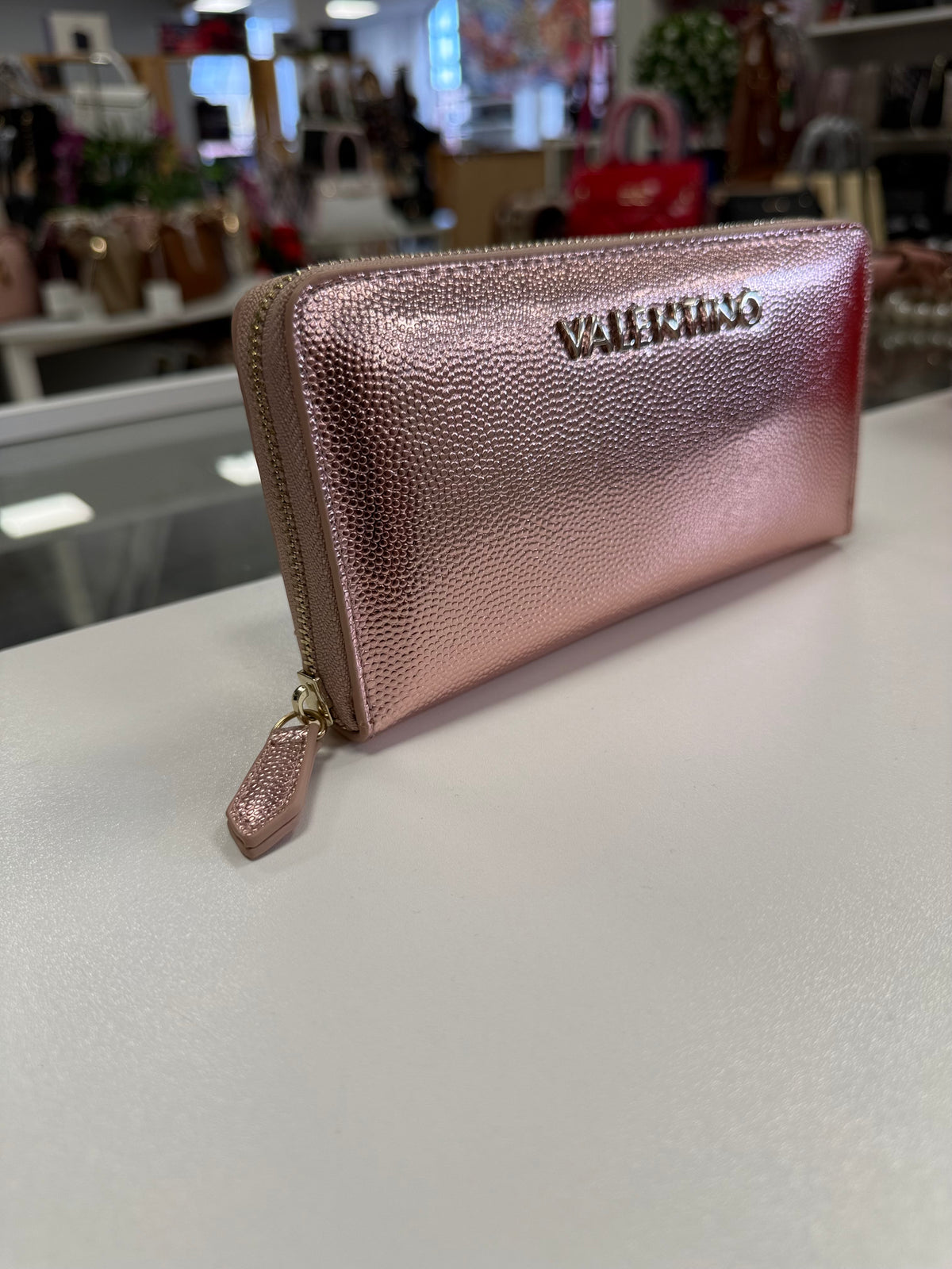 Valentino Rose Gold Large Purse Gold Hardware